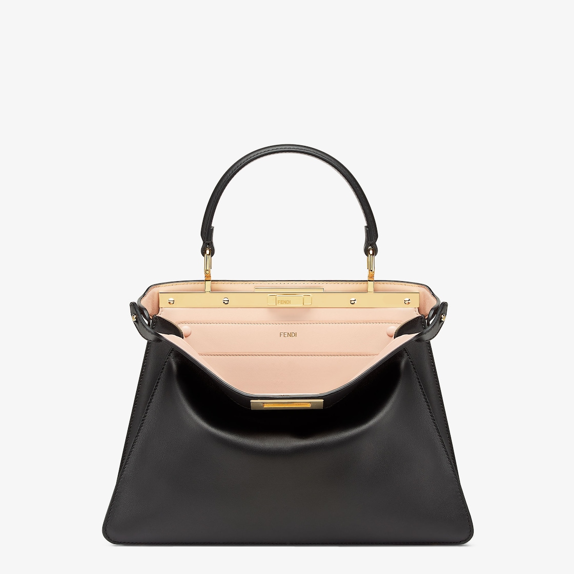 FENDI Peekaboo ISeeU Medium Black, calf leather bag - Image 2
